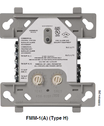 Notifier - FMM-1 - Addressable Monitor Module - Fire Projects